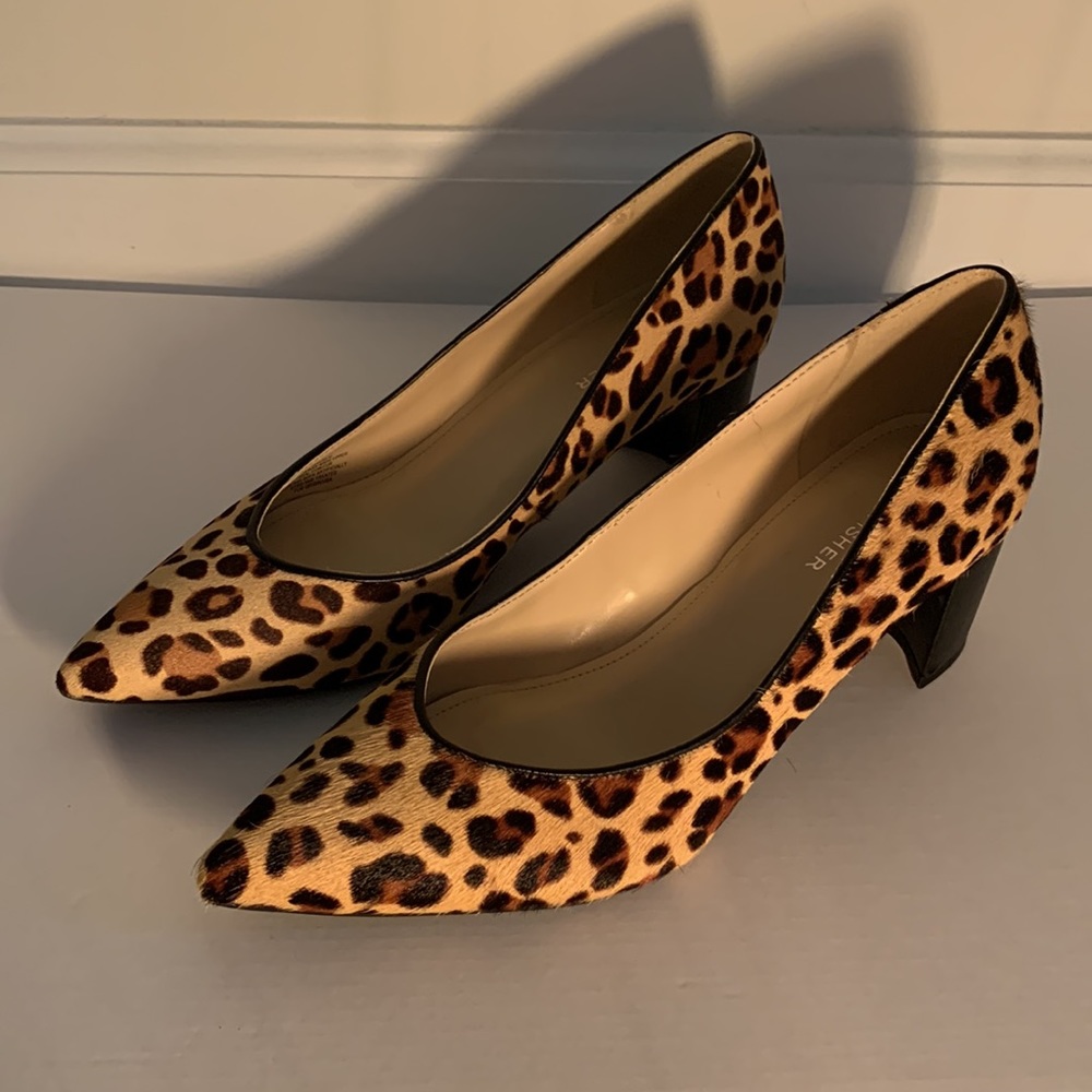 Marc Fisher | Leopard Print | Pointed Toe | Block… - image 1
